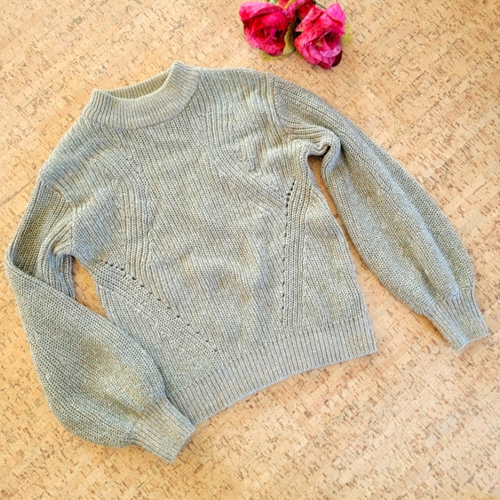Thick comfy khaki sweater
